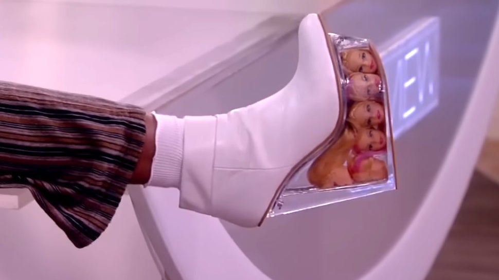 Whoopi Goldberg Wears Decapitated Barbie Head Shoes on 'The View